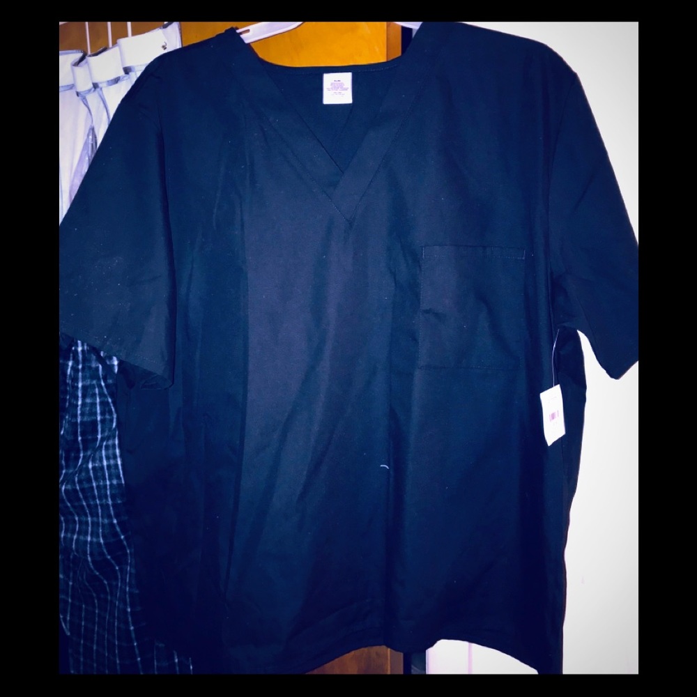 Opp Black Scrub Top